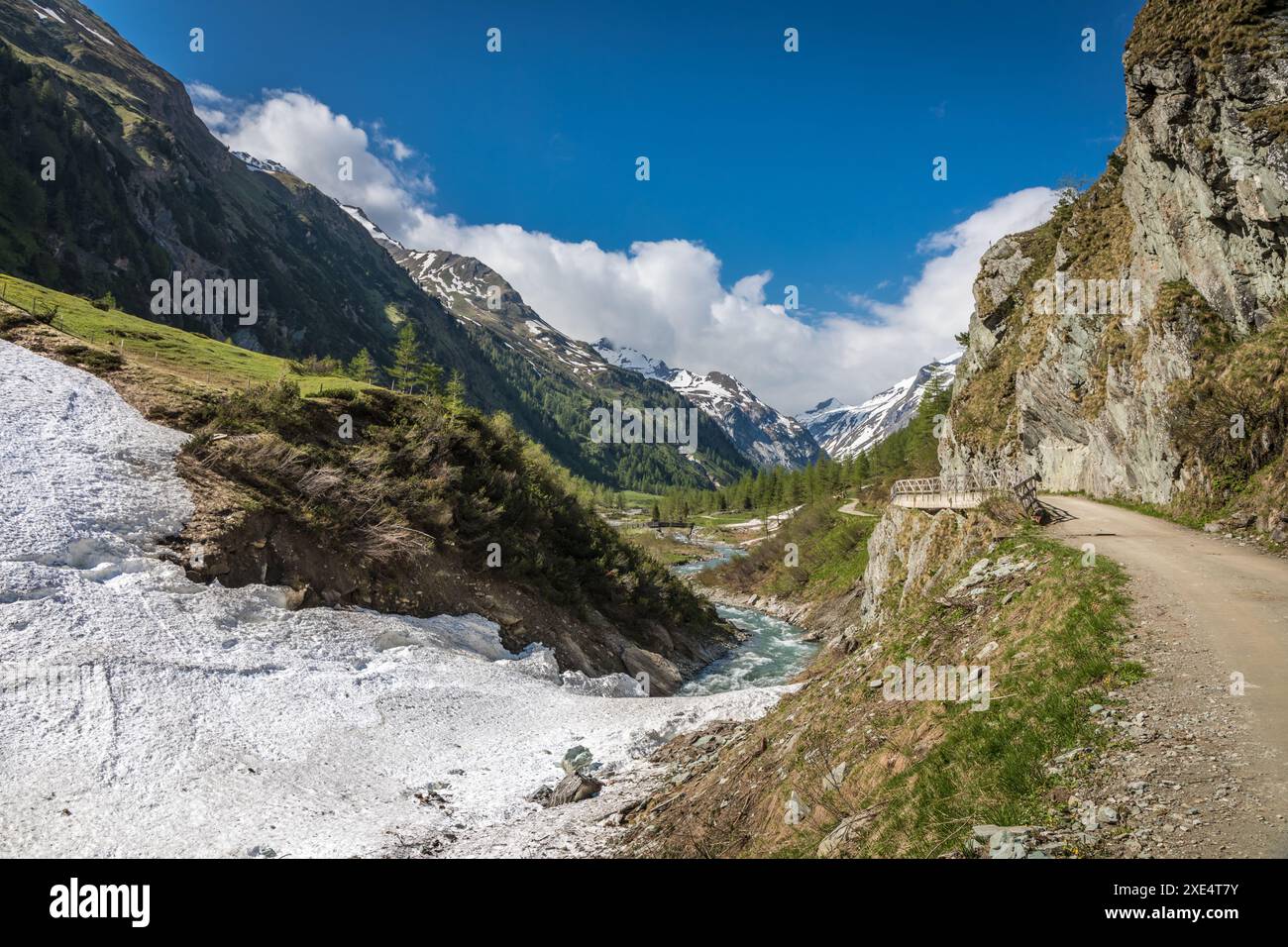 geography / travel, Austria, Daberklamm exist with Kalserbach in Dorfer Valleyl, ADDITIONAL-RIGHTS-CLEARANCE-INFO-NOT-AVAILABLE Stock Photo