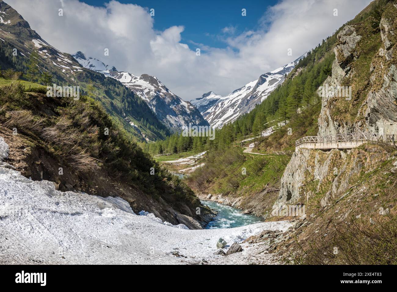 geography / travel, Austria, Daberklamm exist with Kalserbach in Dorfer Valleyl, ADDITIONAL-RIGHTS-CLEARANCE-INFO-NOT-AVAILABLE Stock Photo