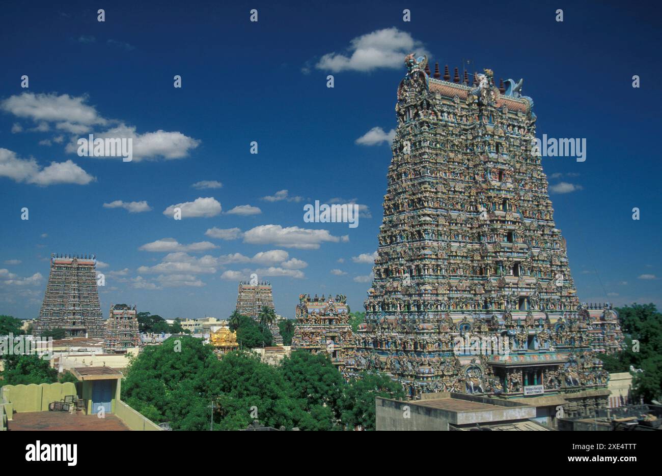 India Tamil Nadu Madurai Meenakshi Amman Temple My The Meenakshi