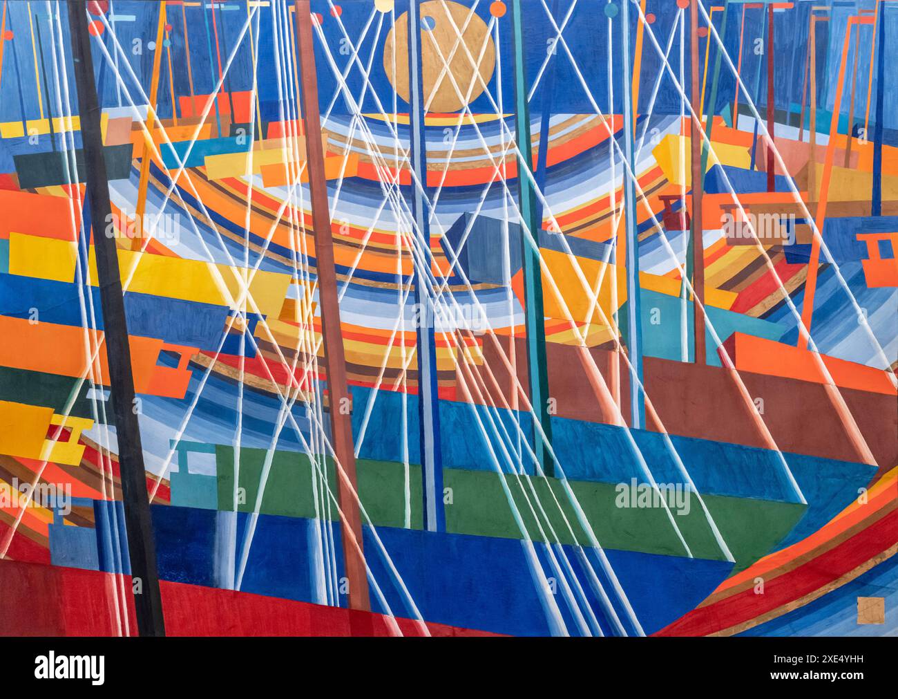Sailboats in the harbor Stock Photo - Alamy