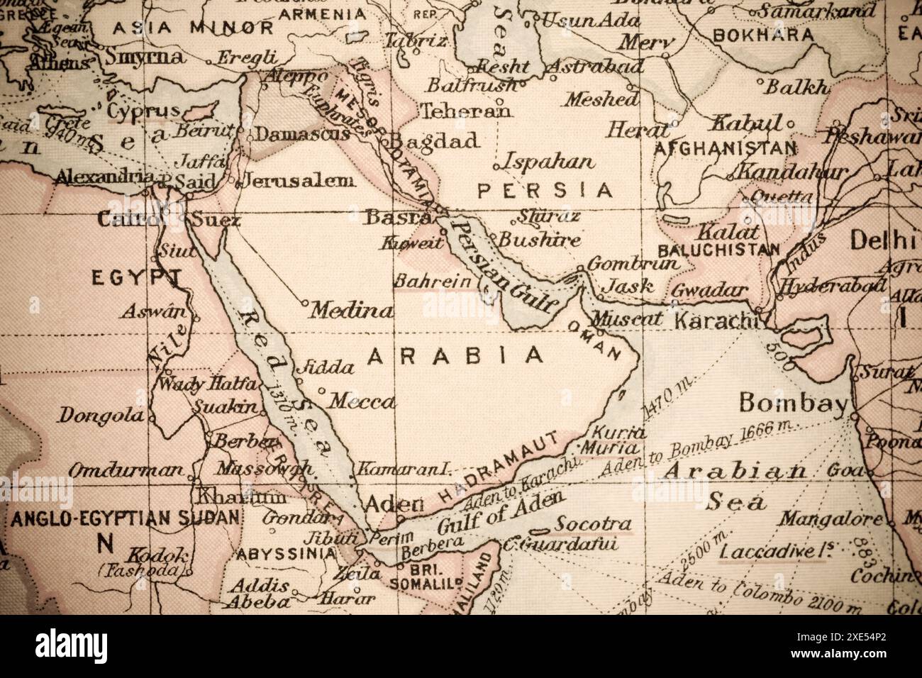 Old middle east maps hi-res stock photography and images - Alamy