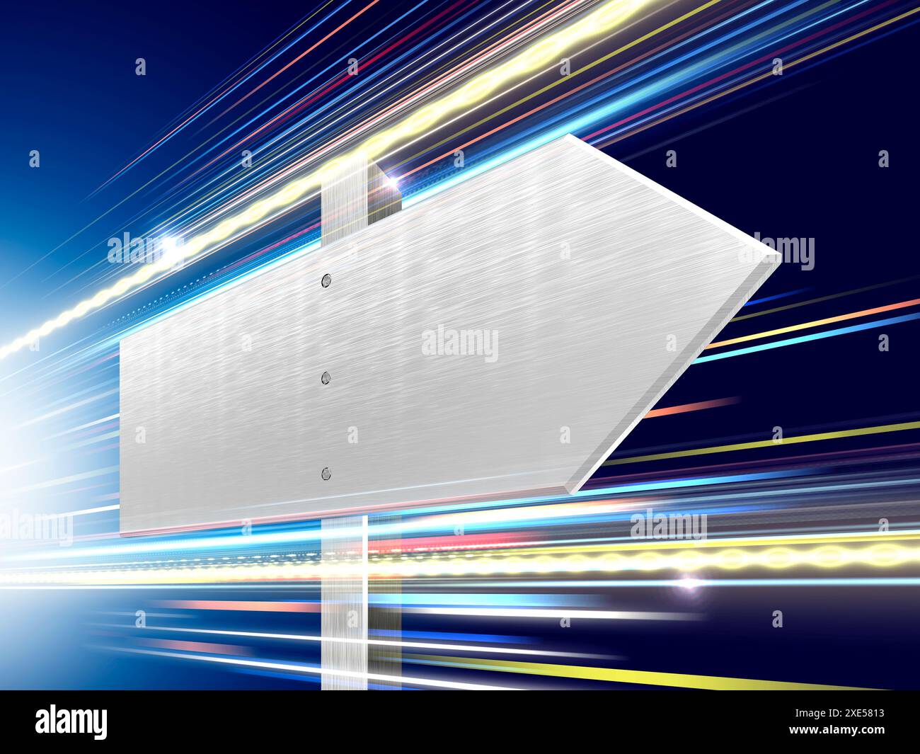 Rays of light and an arrow hi-res stock photography and images - Alamy