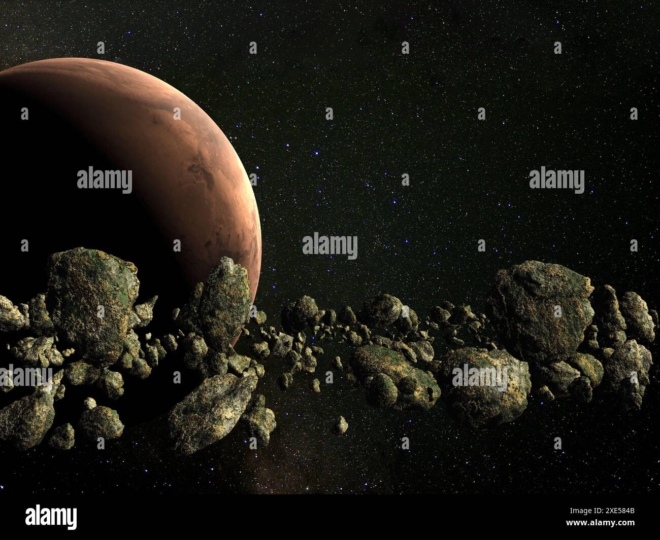 Orbiting Rocks Planets orbiting each other hi-res stock photography and images - Alamy