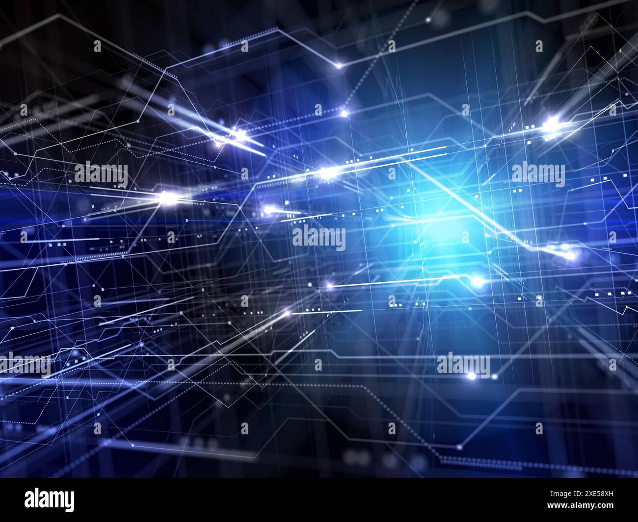 Schematics of different dimensions Stock Photo - Alamy