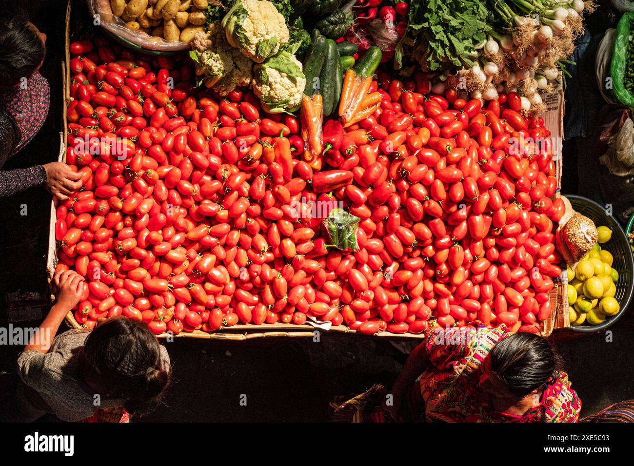 Mercado tradicional Stock Photo