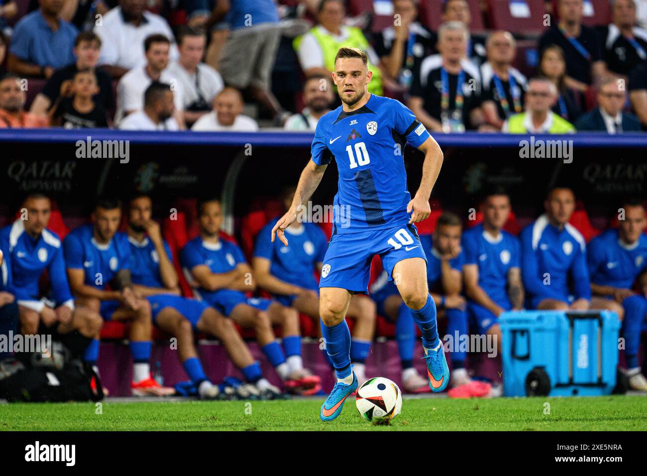 COLOGNE, GERMANY - 25 JUNE, 2024: Timi Max Elsnik, The football match ...