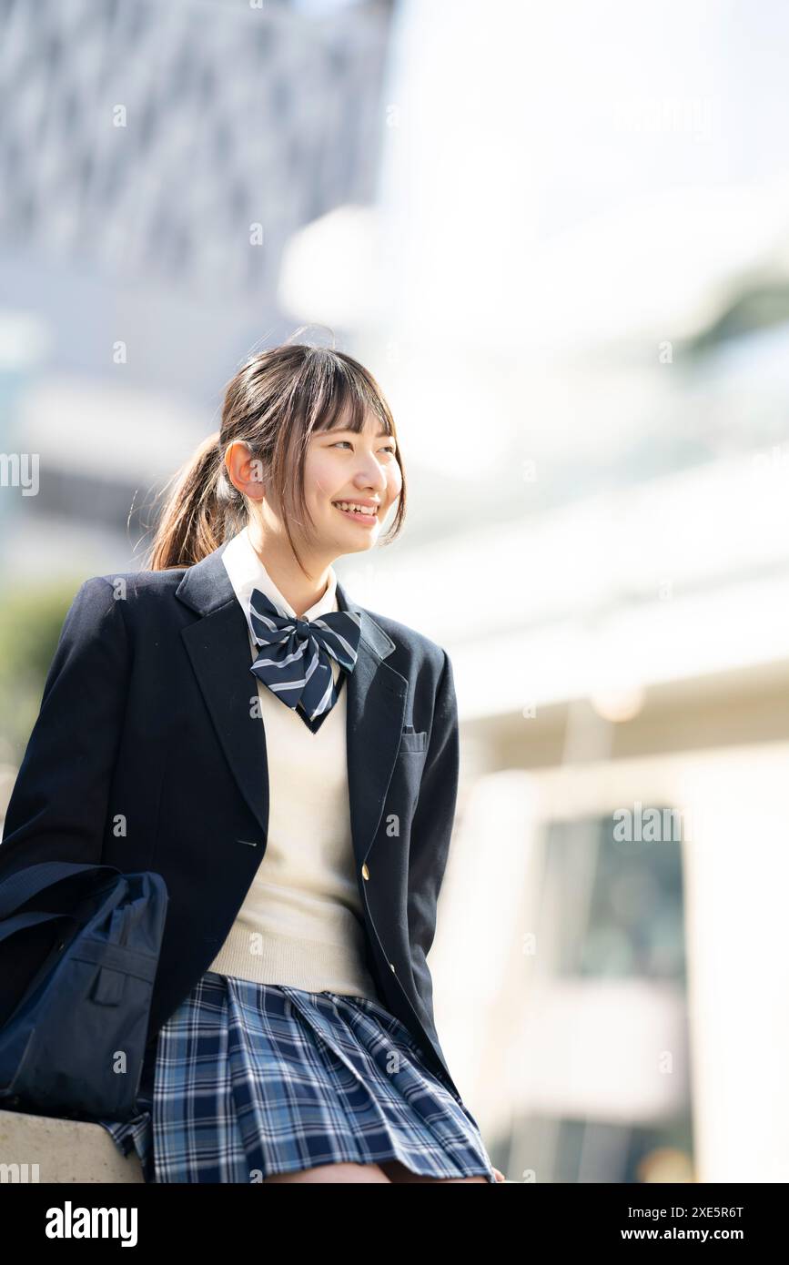 School uniform blazer hi-res stock photography and images - Alamy