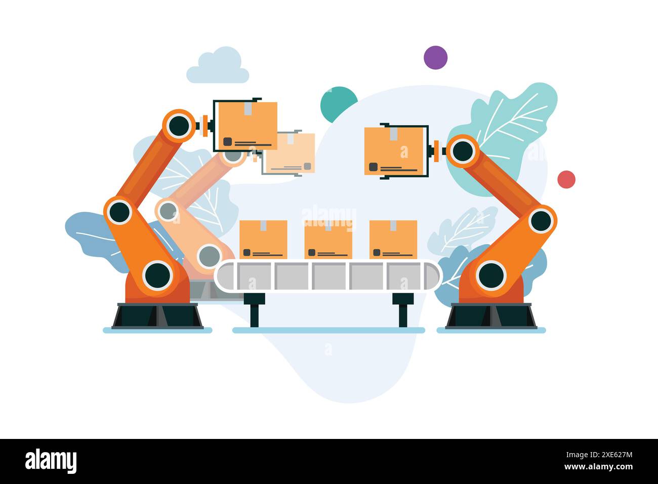 Automation system vector vectors hi-res stock photography and images ...