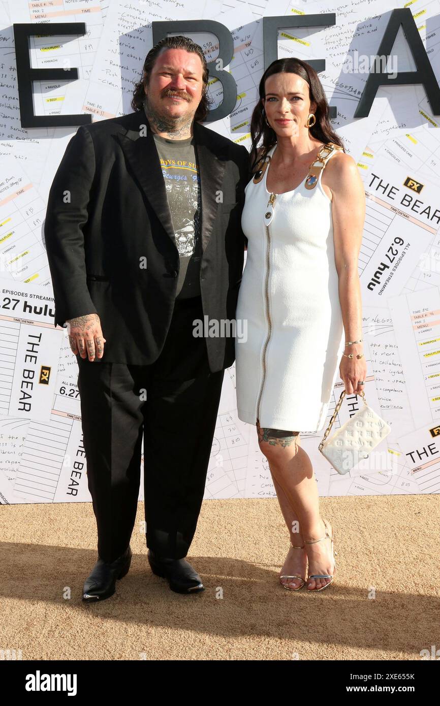Matty Matheson, Trish Spencer at arrivals for FX s THE BEAR Season