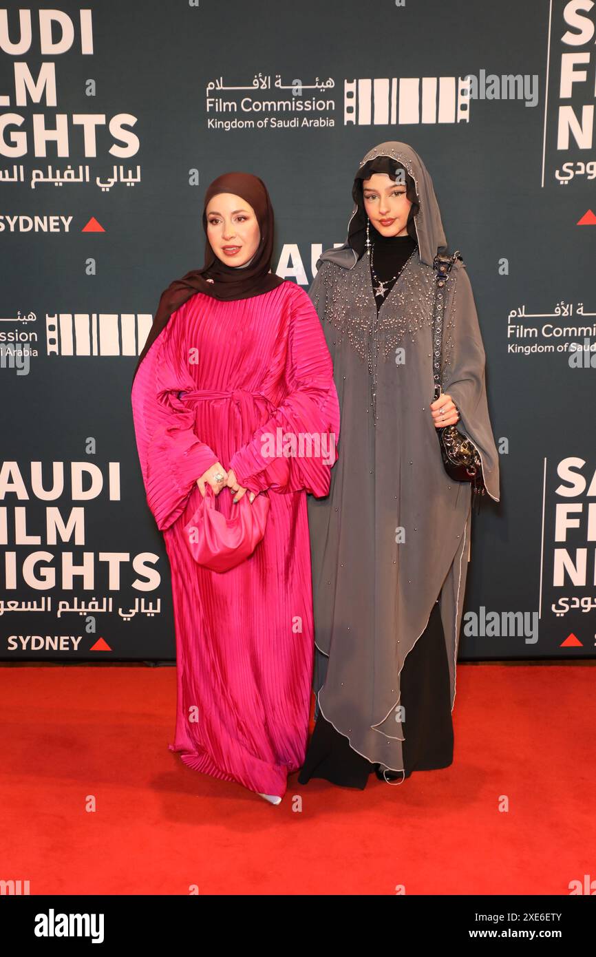 Sydney, Australia. 26th June 2024. Shereen Kassir and Tuba Dagli on the