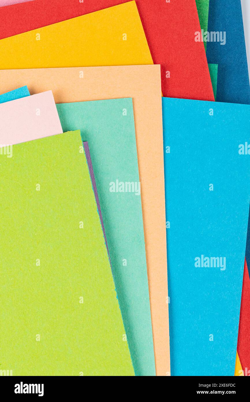 Background of colored paper Stock Photo