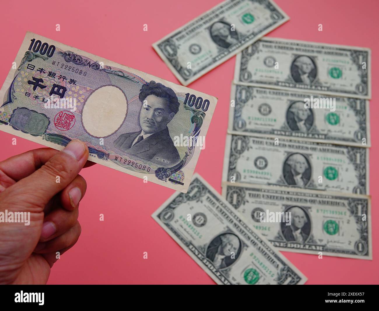 Japanese yen and dollar hi-res stock photography and images - Alamy