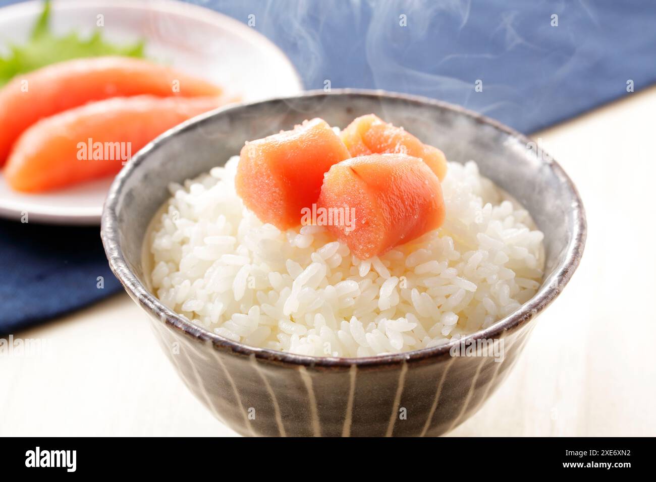 Pink egg on rice hi-res stock photography and images - Alamy