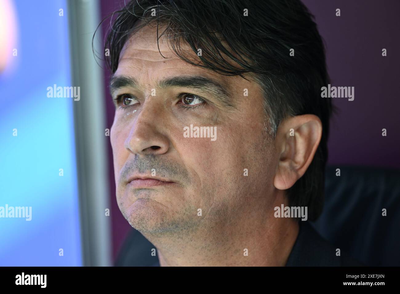 HAMBURG, GERMANY JUNE 19 Manager Zlatko Dalic of Croatia during the