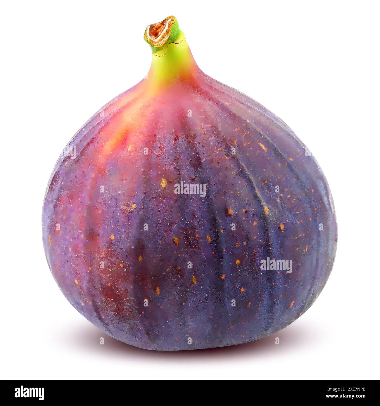 Figs isolated on white background. Clipping Path. Full depth of field. Stock Photo