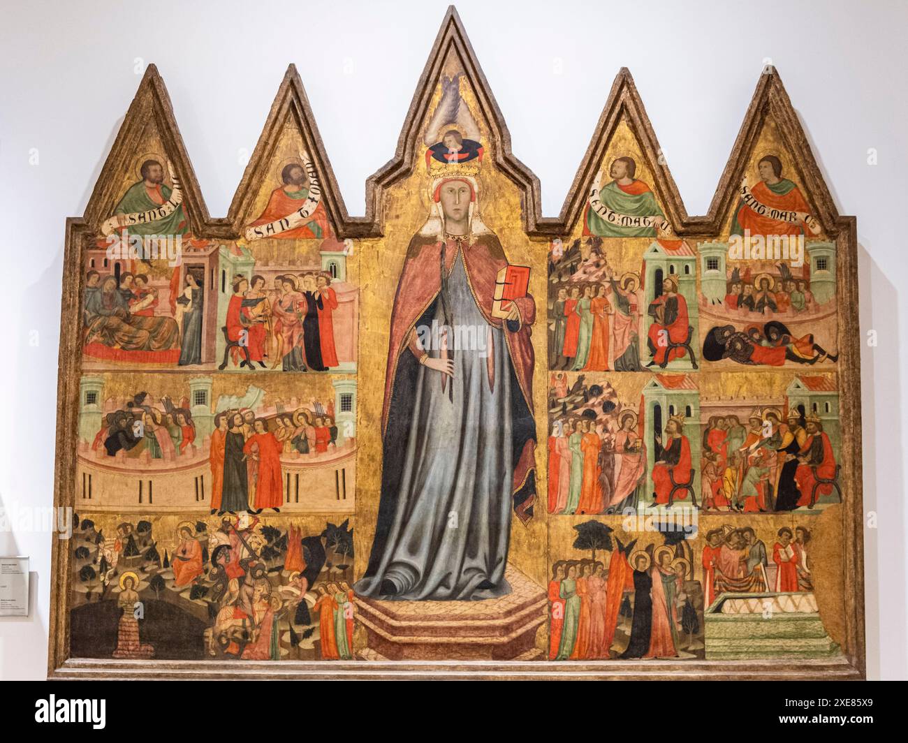 Altarpiece of the virgin and saints hi-res stock photography and images ...
