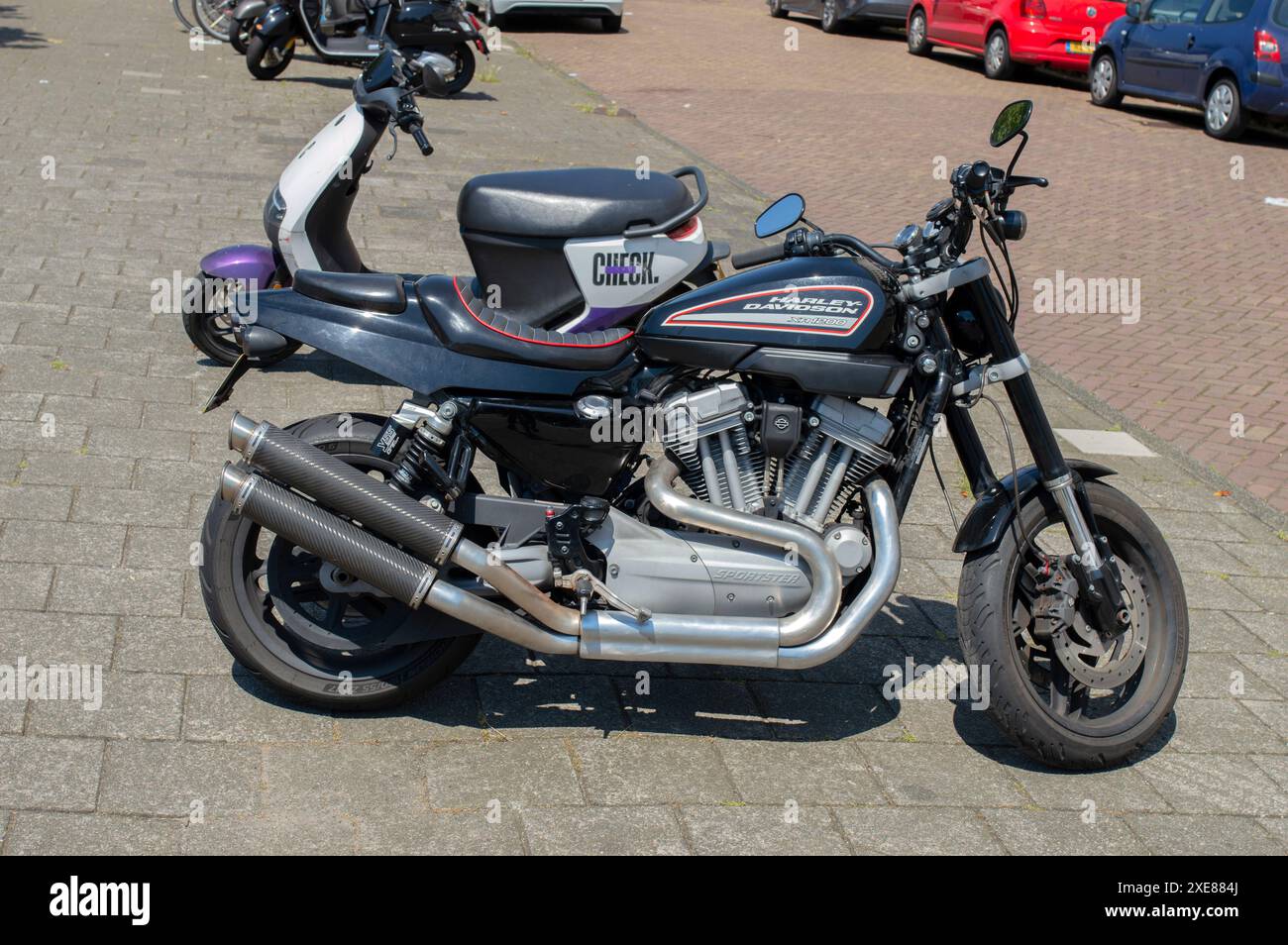 Harley Davidson XR 1200 Motor At Amsterdam The Netherlands 25 6 2024