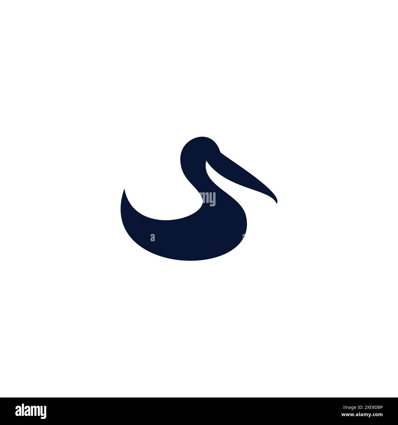 Letter S Pelican Logo Vector. Pelican Icon Design Stock Vector Image ...