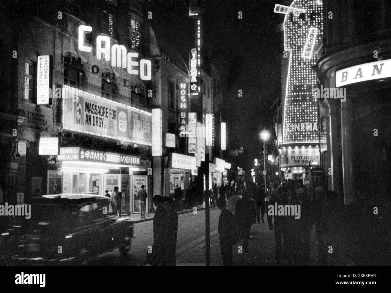 Cameo Moulin Cinema in Great Windmill Street, Soho, 1966 Stock Photo