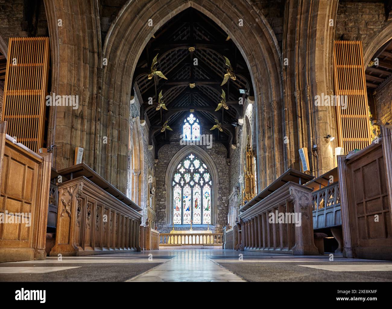 The Interior Of The Sheffield Cathedral s Nave Sheffield England the-interior-of-the-sheffield-cathedral-s-nave-sheffield-england