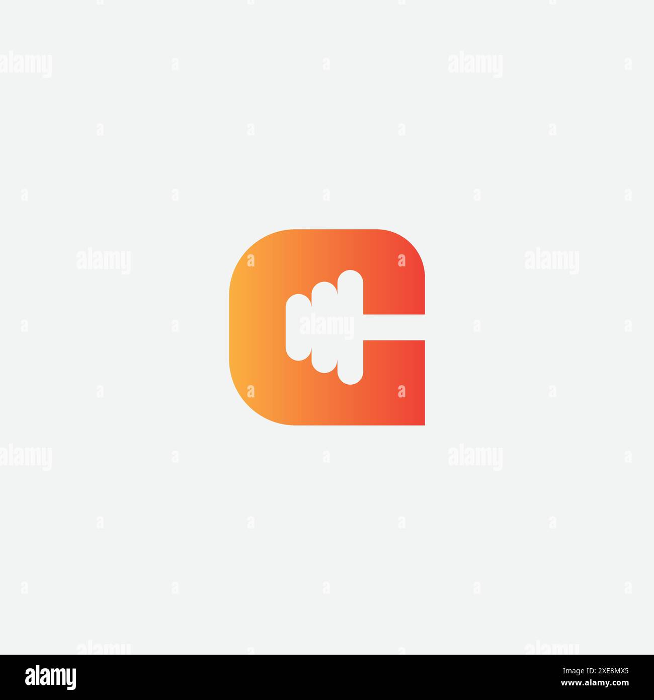 G initial gym logo vector symbol.eps Stock Vector