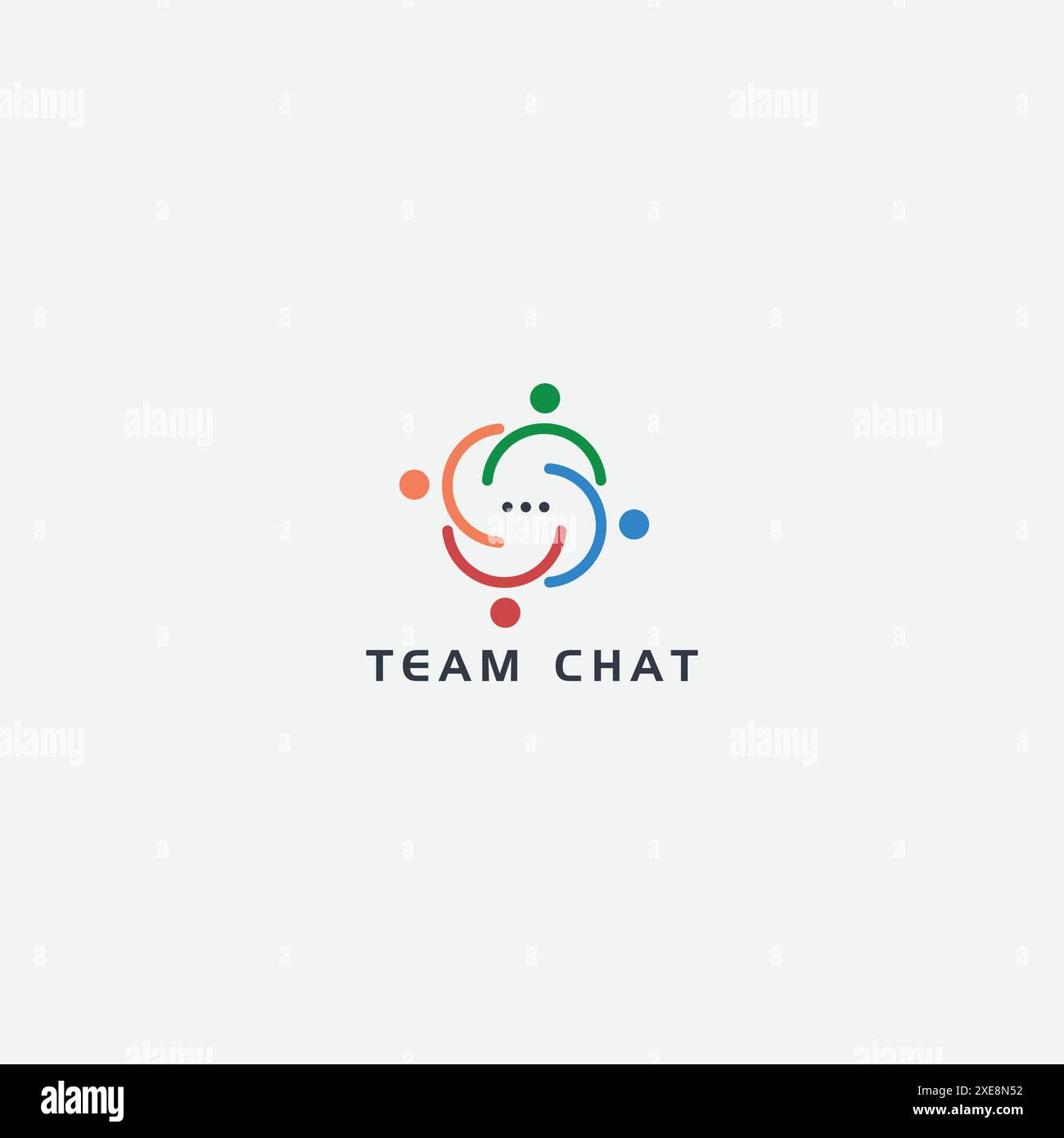 foundation Logo Colorful Design Template Vector. Community Logo Template Vector. Stock Vector
