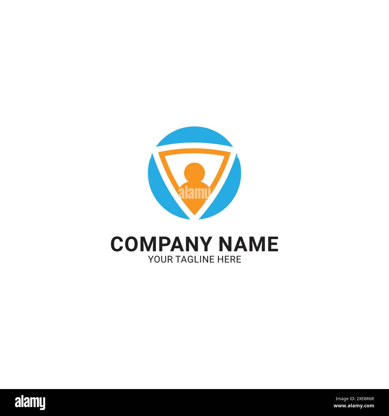 Online cyber security logo design vector element stock vector image