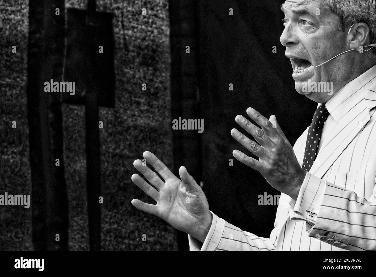 Nigel farage 2024 Black and White Stock Photos & Images Alamy
