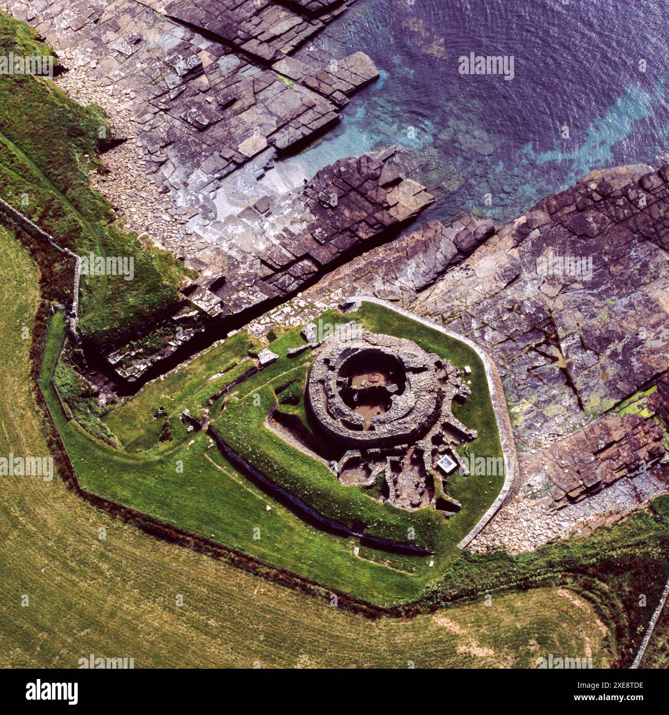 Vroch Aerial views of the broch hi-res stock photography and images - Alamy
