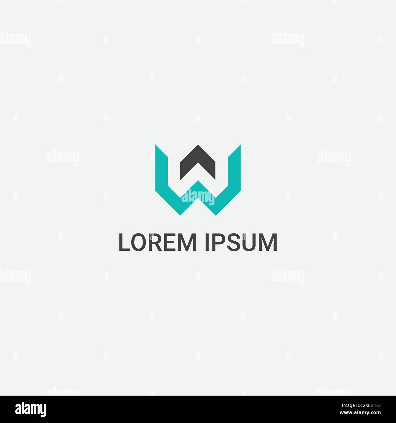 Initial Letter W A Logo Vector Template Stock Vector