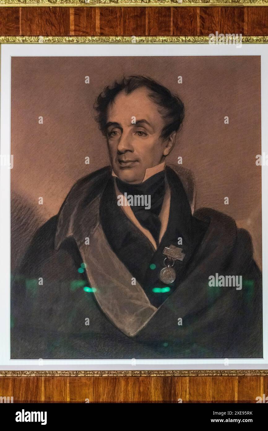 Portrait of Miguel Ricardo de Alava y Esquivel Stock Photo
