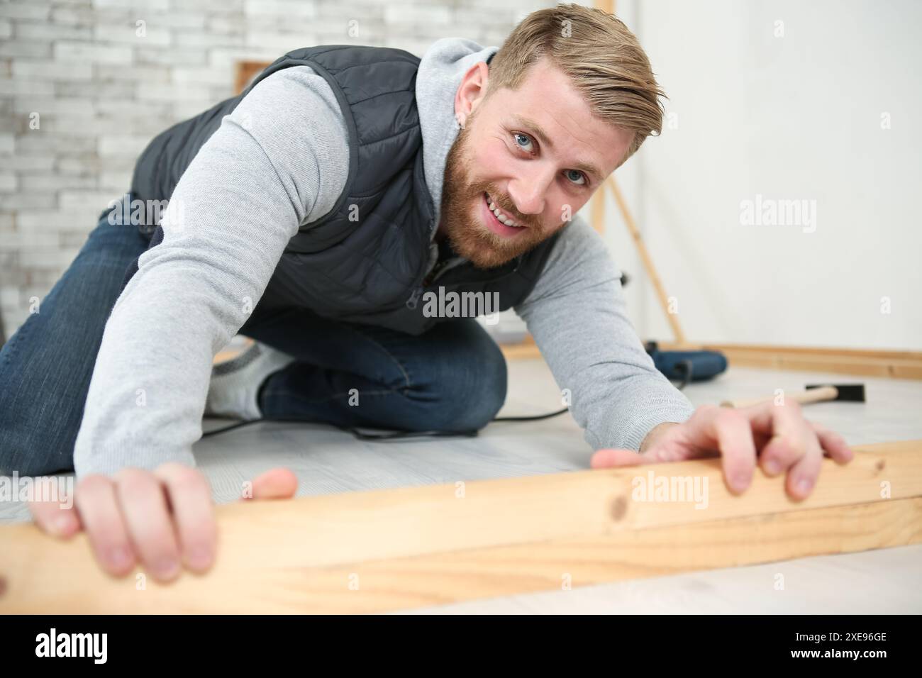 Laying finish hi-res stock photography and images - Alamy