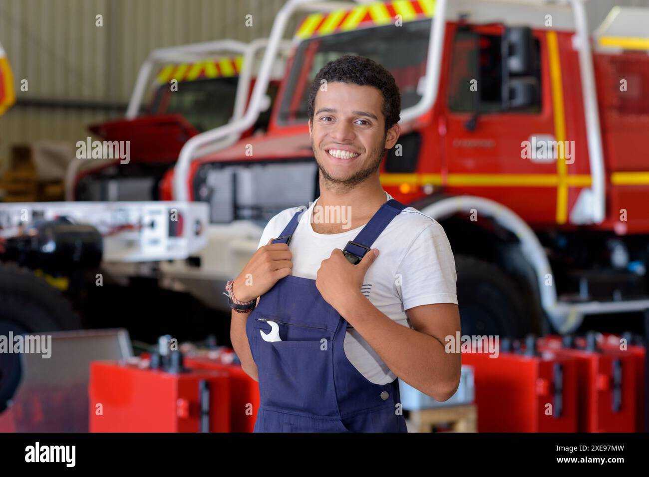 Firefighter inspection hi-res stock photography and images - Alamy