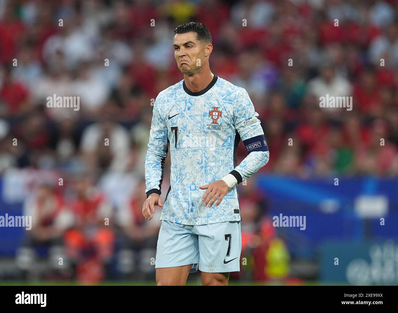 Portugal's Cristiano Ronaldo during the UEFA Euro 2024 Group F match at ...