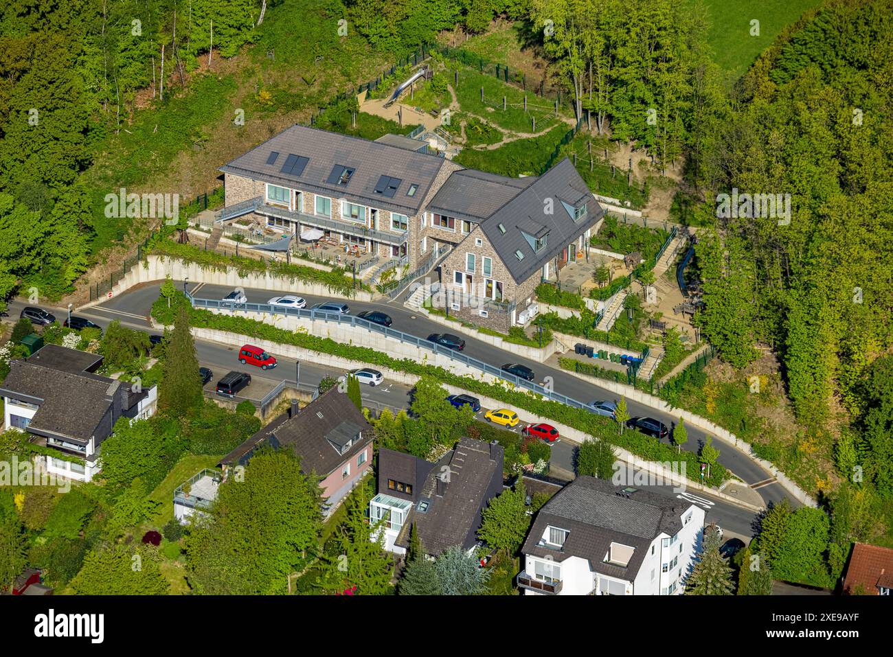  Foto zu Aerial view, Waldorfkindergarten Herdecke am Bergweg, Westende 