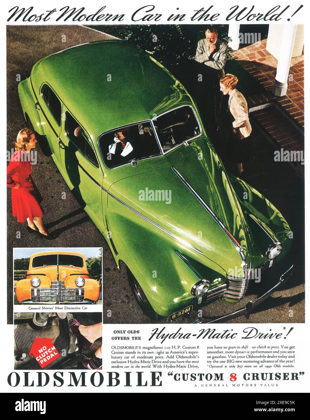 1940 Oldsmobile Custom 8 Cruiser Stock Photo - Alamy
