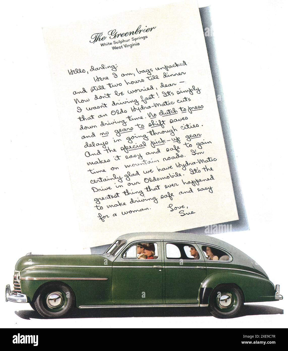 Car advertising 1940s hi-res stock photography and images - Alamy