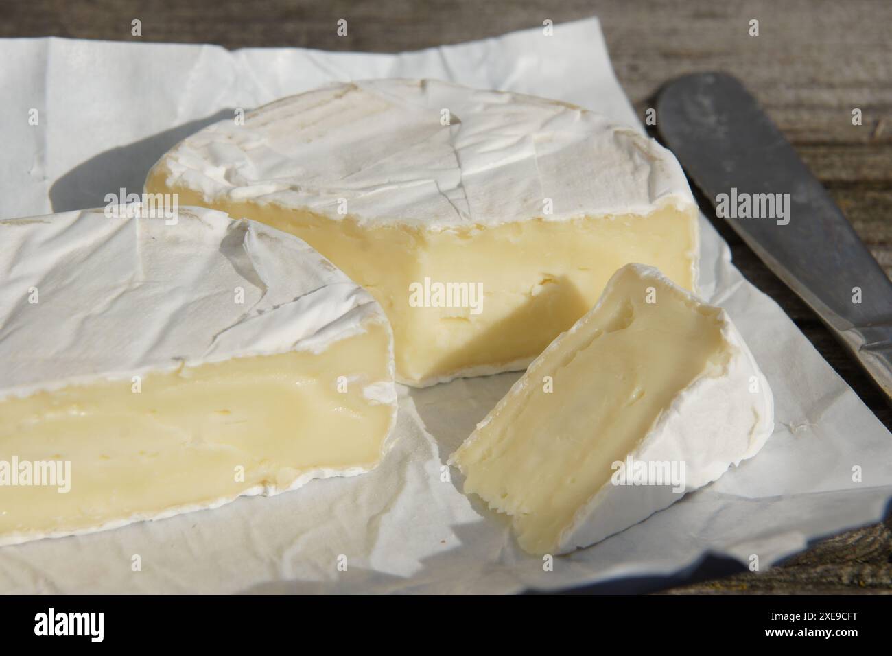 Camembert Stock Photo