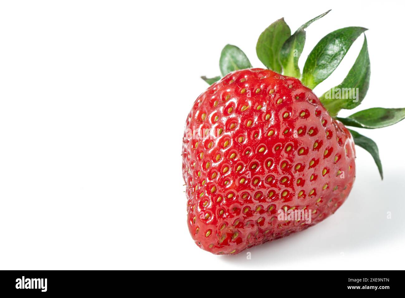 Strawberry isolated on white background Stock Photo - Alamy