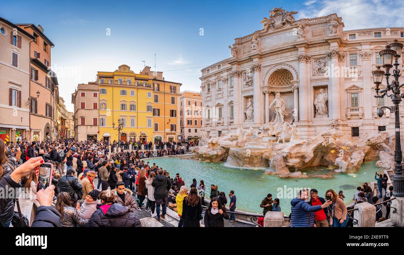 Trevi Fountain Stock Photo