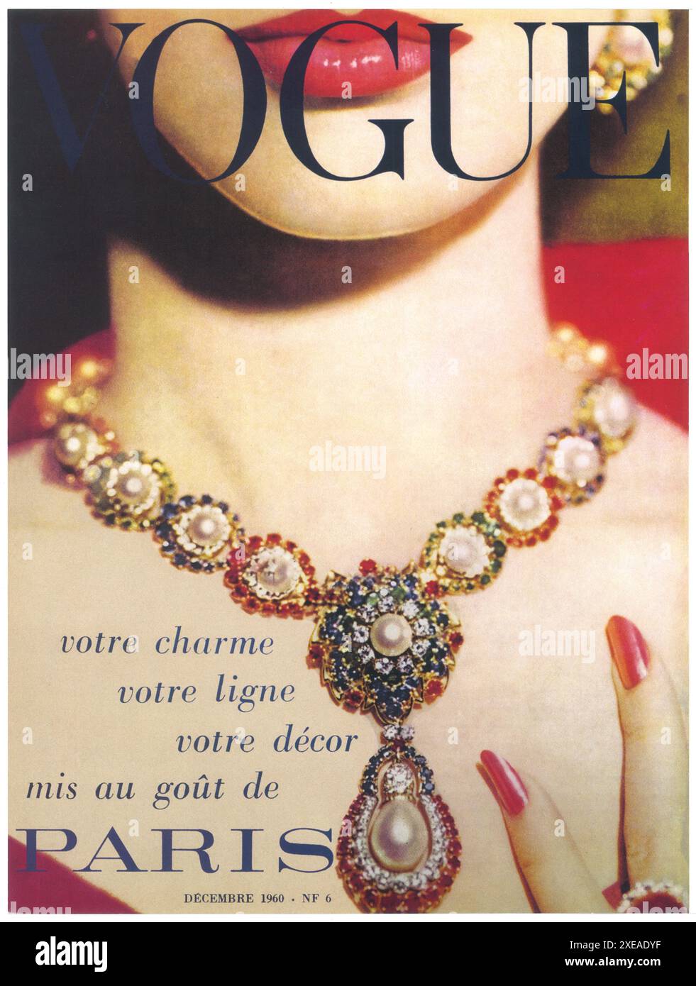 Vogue cover 1960 hi-res stock photography and images - Alamy