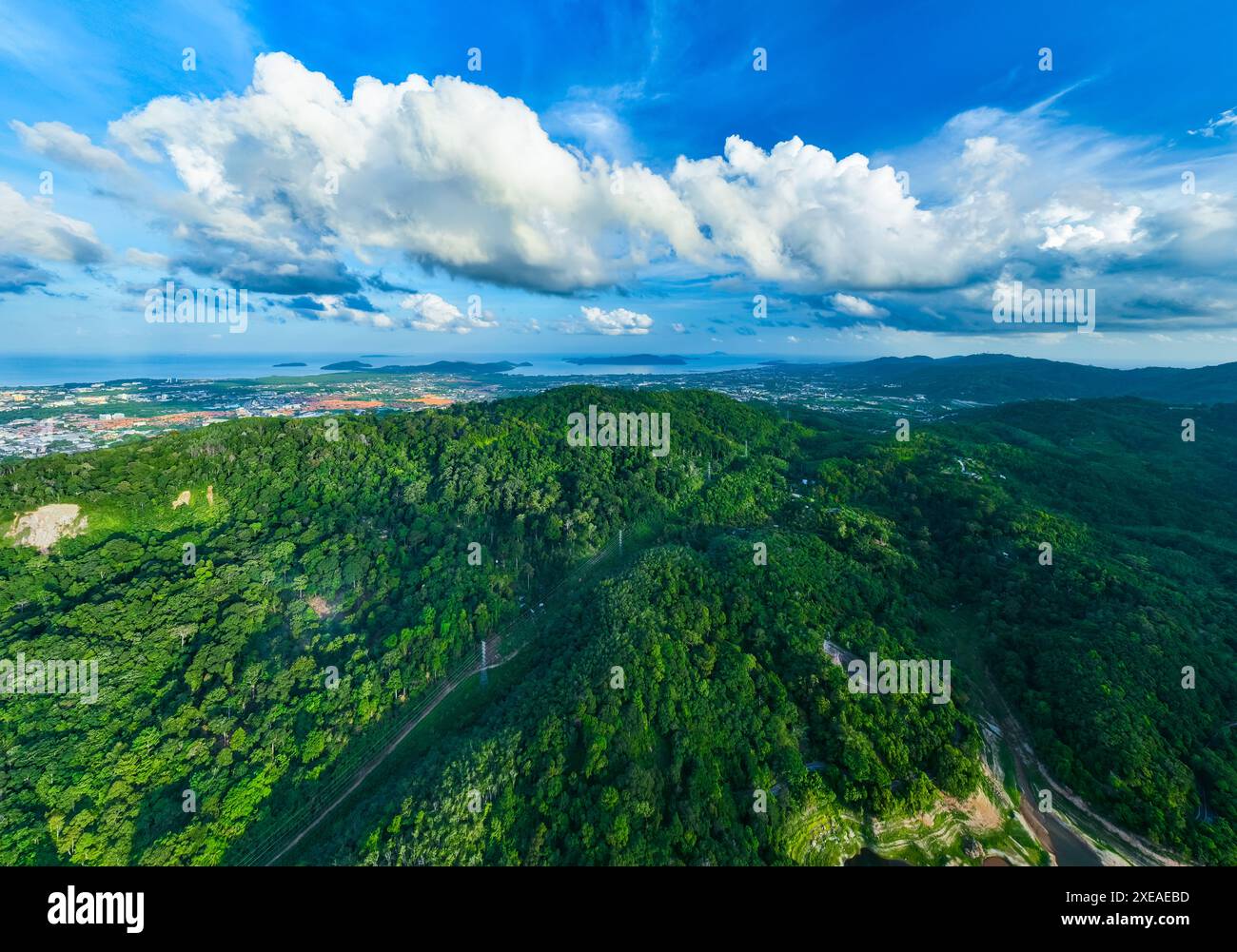 Aerial drone jungle tropical forests hi-res stock photography and ...