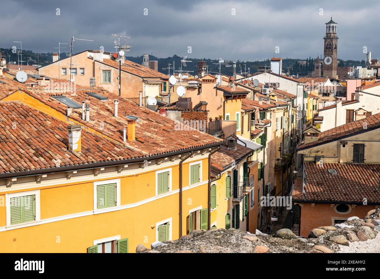 Impressions from the world heritage city of Verona Italy Stock Photo