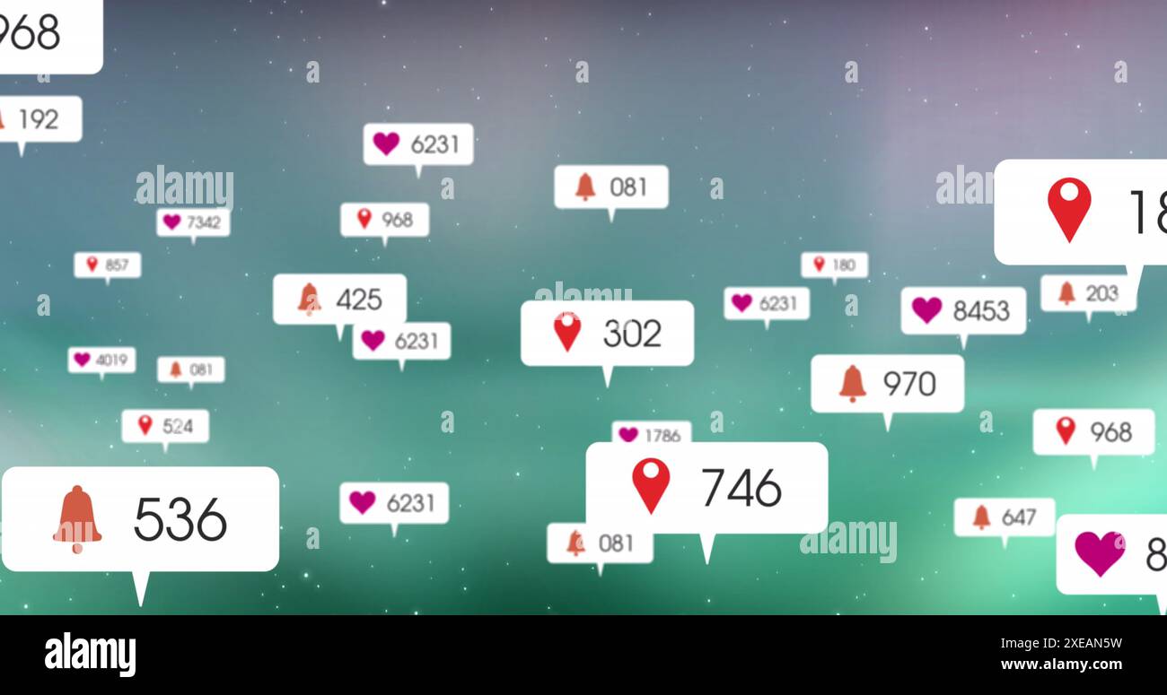 Notification numbers hi-res stock photography and images - Alamy