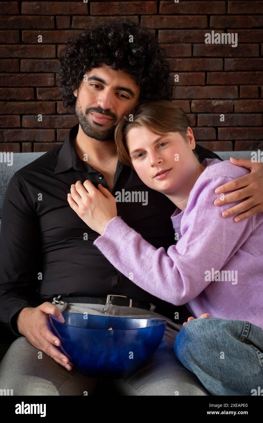 Hispanic couple man hi-res stock photography and images - Alamy