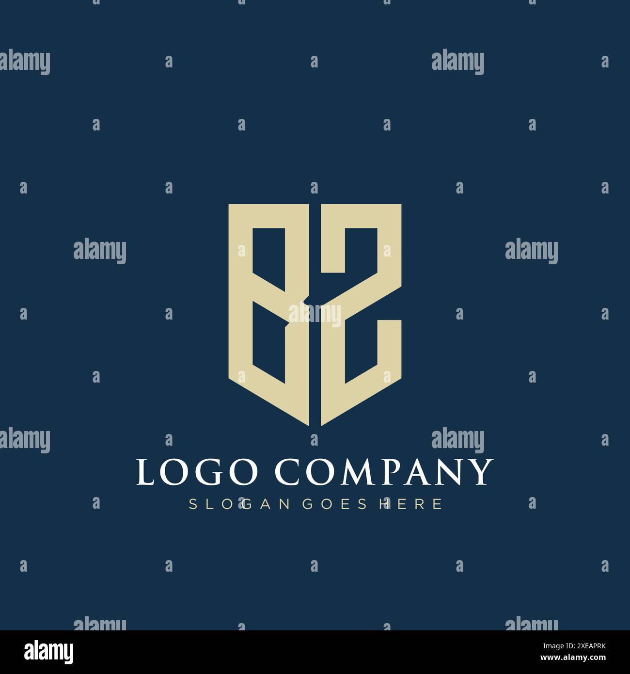 Bz minimal logo design hires stock photography and images Alamy