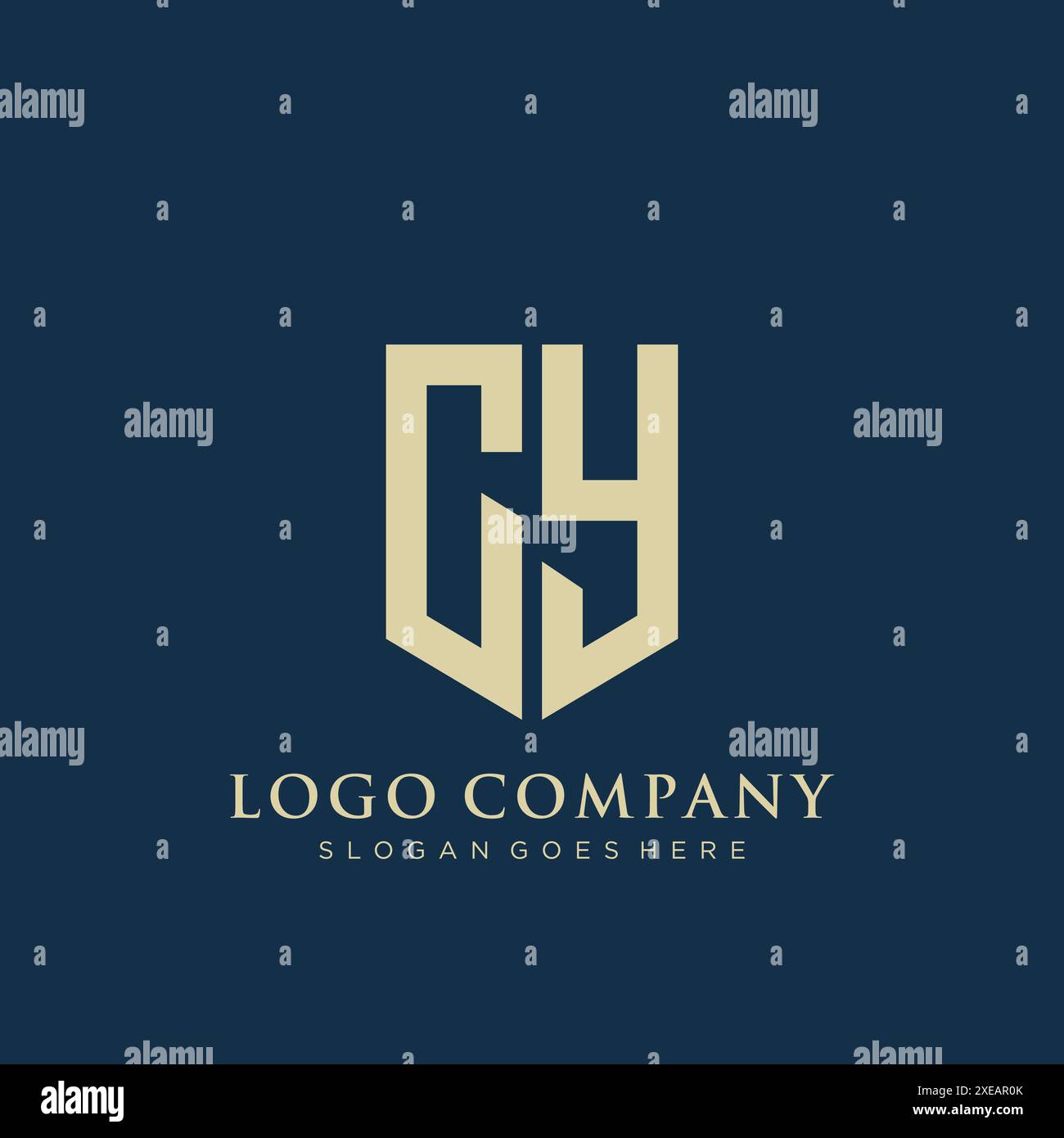 Cy logo design hi-res stock photography and images - Alamy