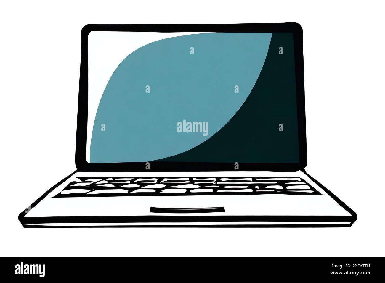 Isolated 2d computer illustration Cut Out Stock Images & Pictures - Alamy