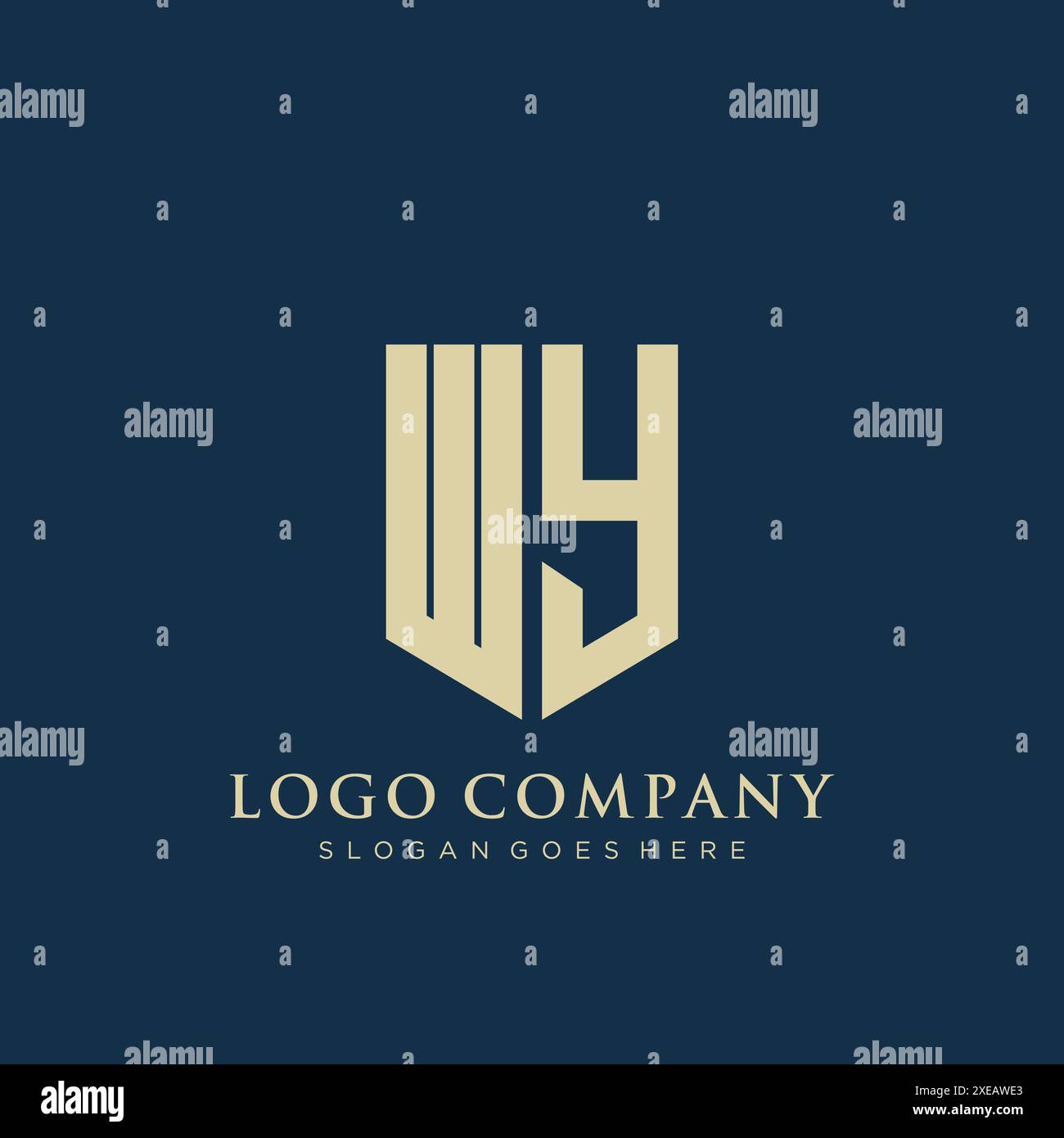 Wy letter logo design Stock Vector Images Alamy