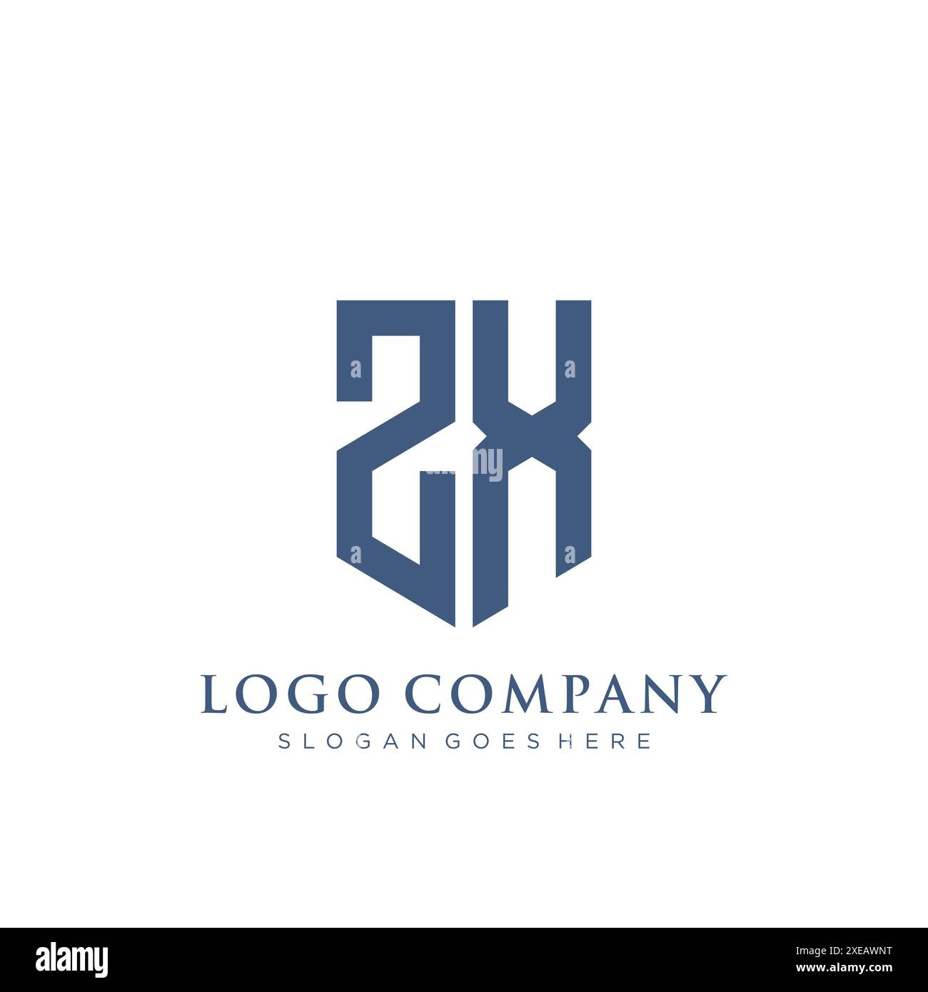 Zx logo design hi-res stock photography and images - Alamy
